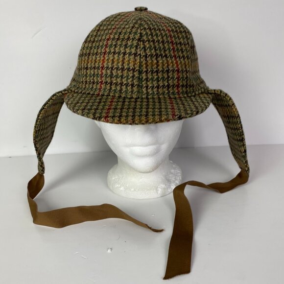 Men's Classic Houndstooth Earflap Hat - Picture 3 of 13